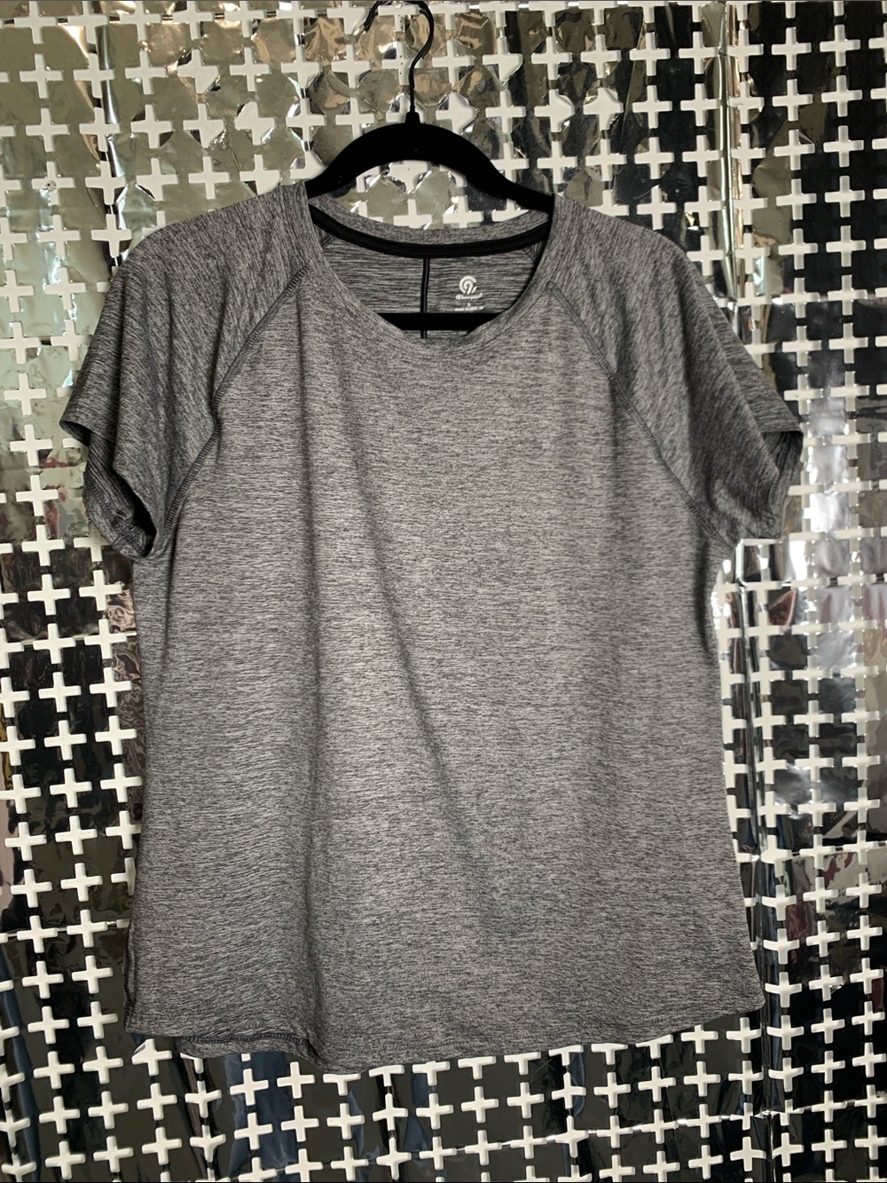 Champion Gray Heather Short-Sleeve Athletic Tee - Picture 1 of 3